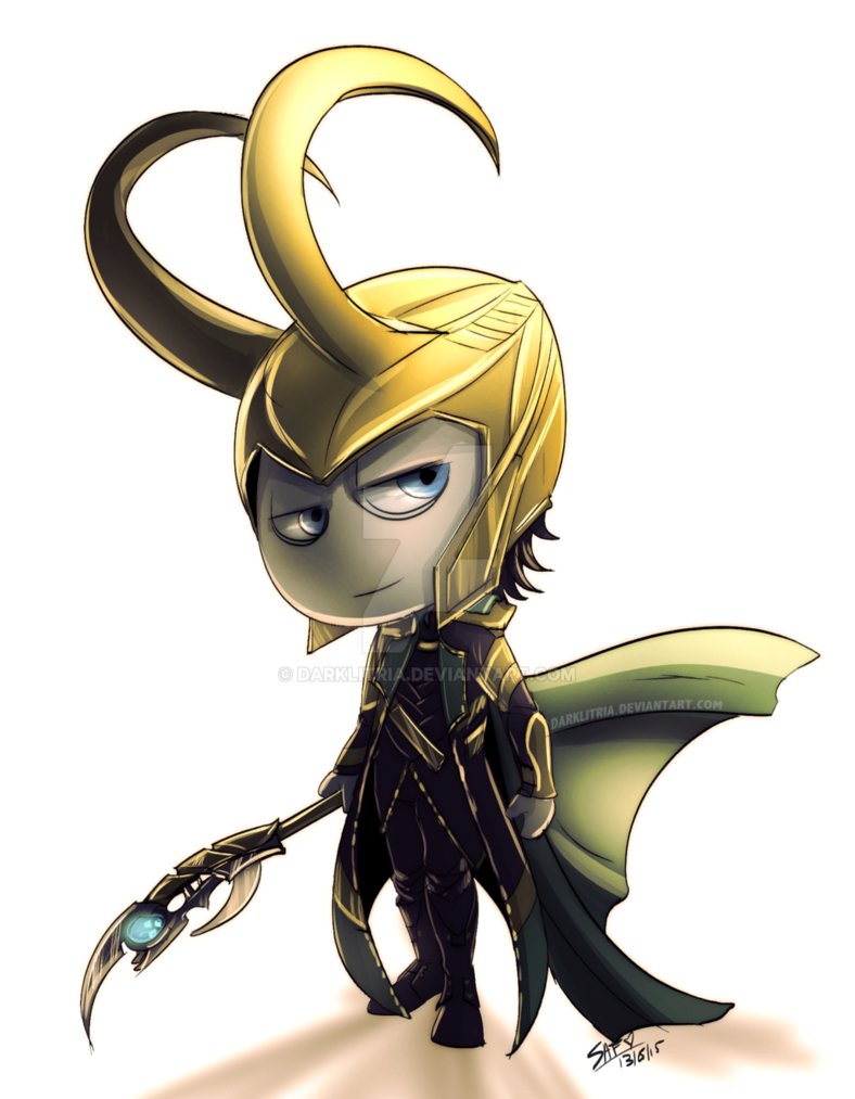 Avengers Chibi Loki by DarkLitria
