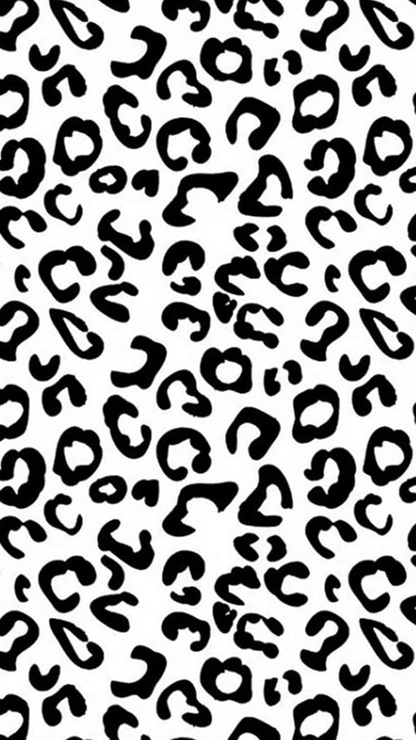Black And White Animal Print Wallpaper