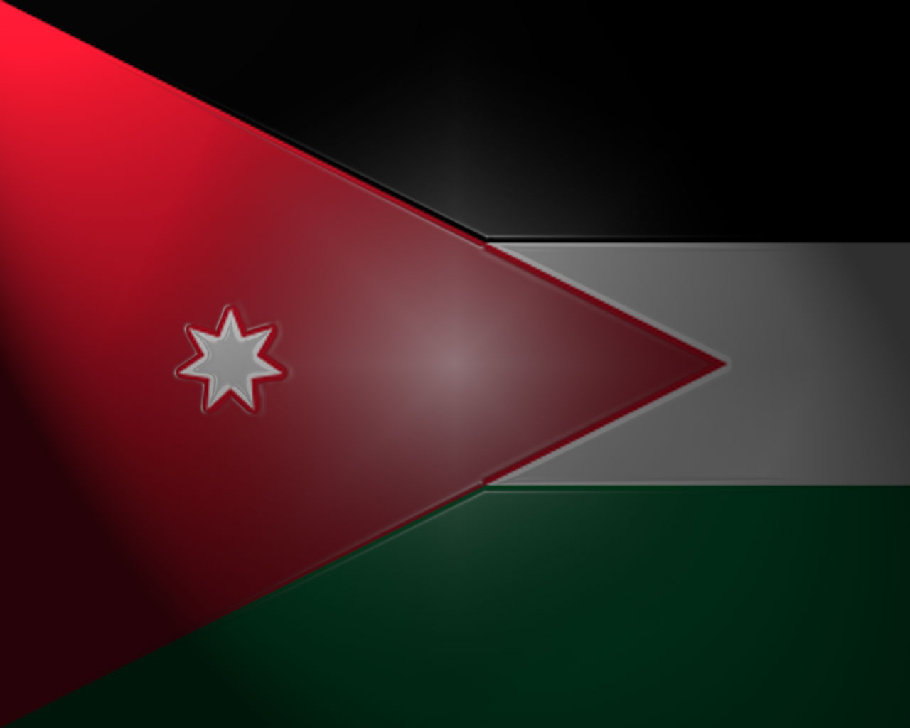 National Jordan Flag Wallpaper HD Desktop