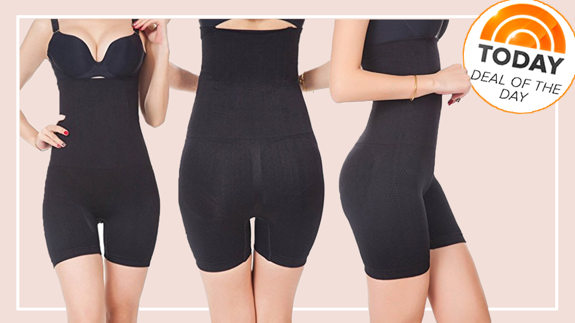 Deal Of The Day Percent Off High Waisted Shapewear Shorts