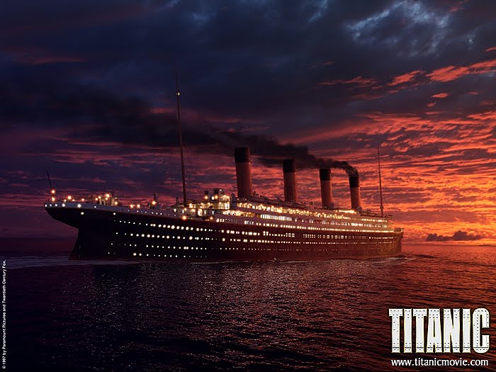 Peartreedesigns Titanic Wallpaper Poster