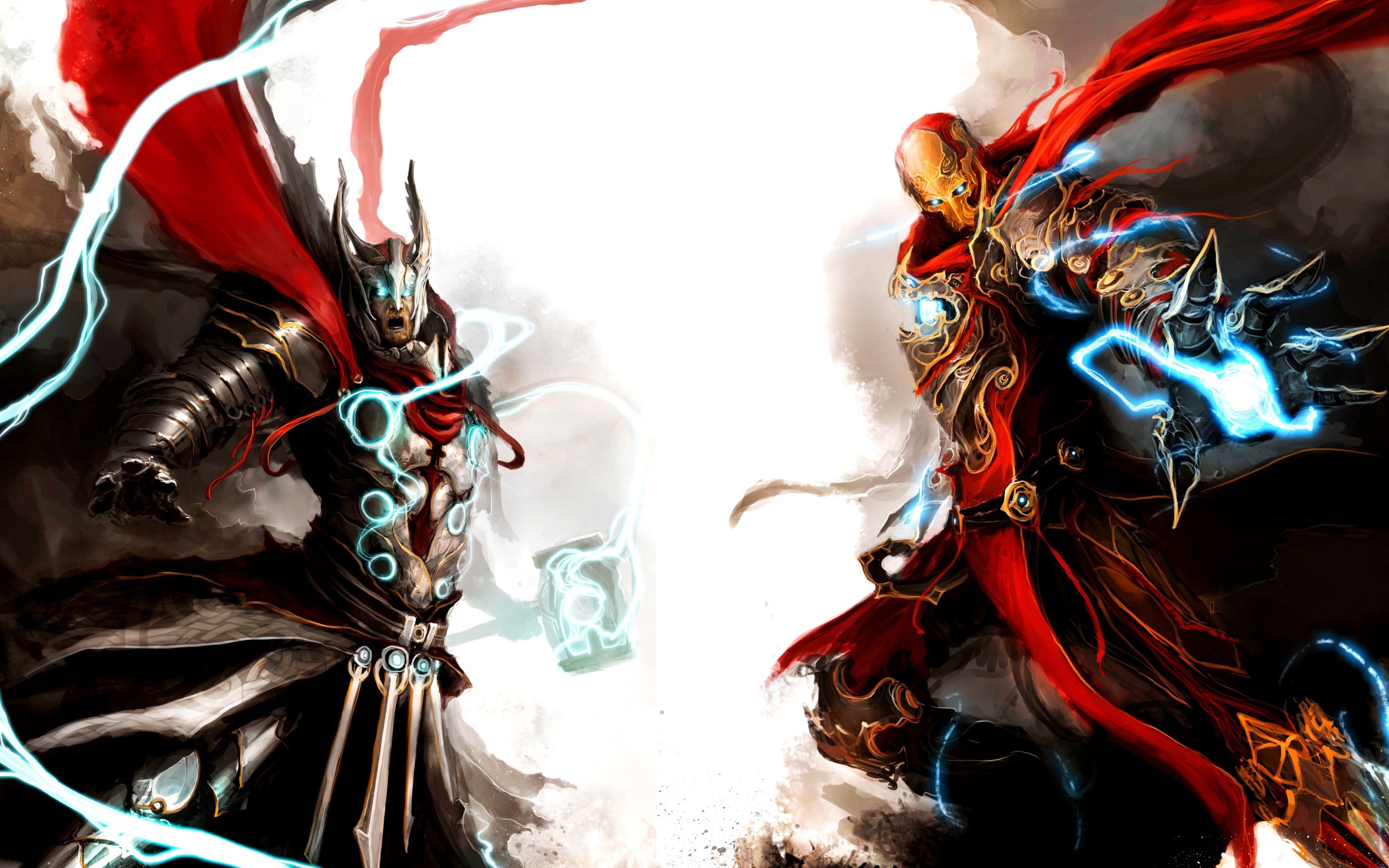 God Thor Fantasy Art Wallpaper And Image
