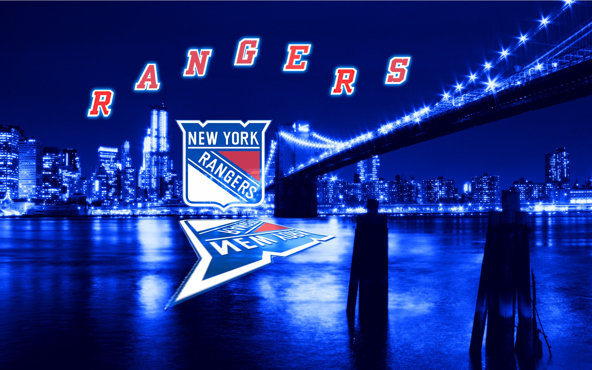 New York Rangers Blue City Wallpaper By Realyze Desktop Wallpapers