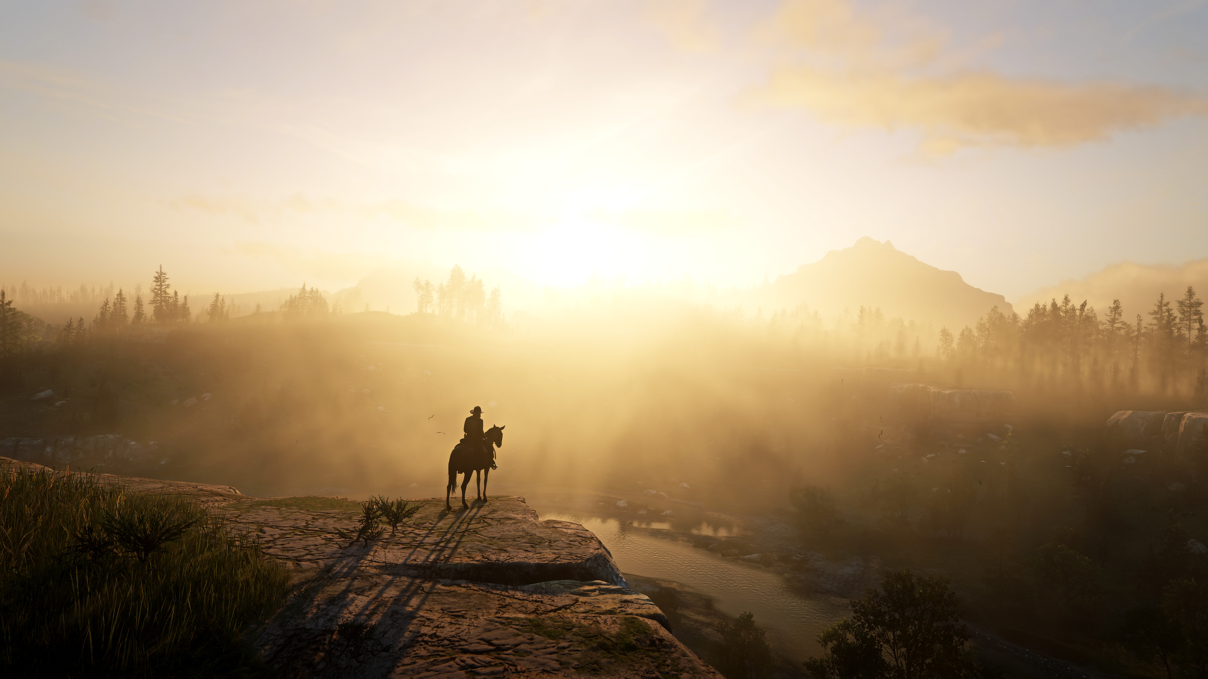 Red Dead Redemption The Golden Hour 4k Wallpaper HD Games