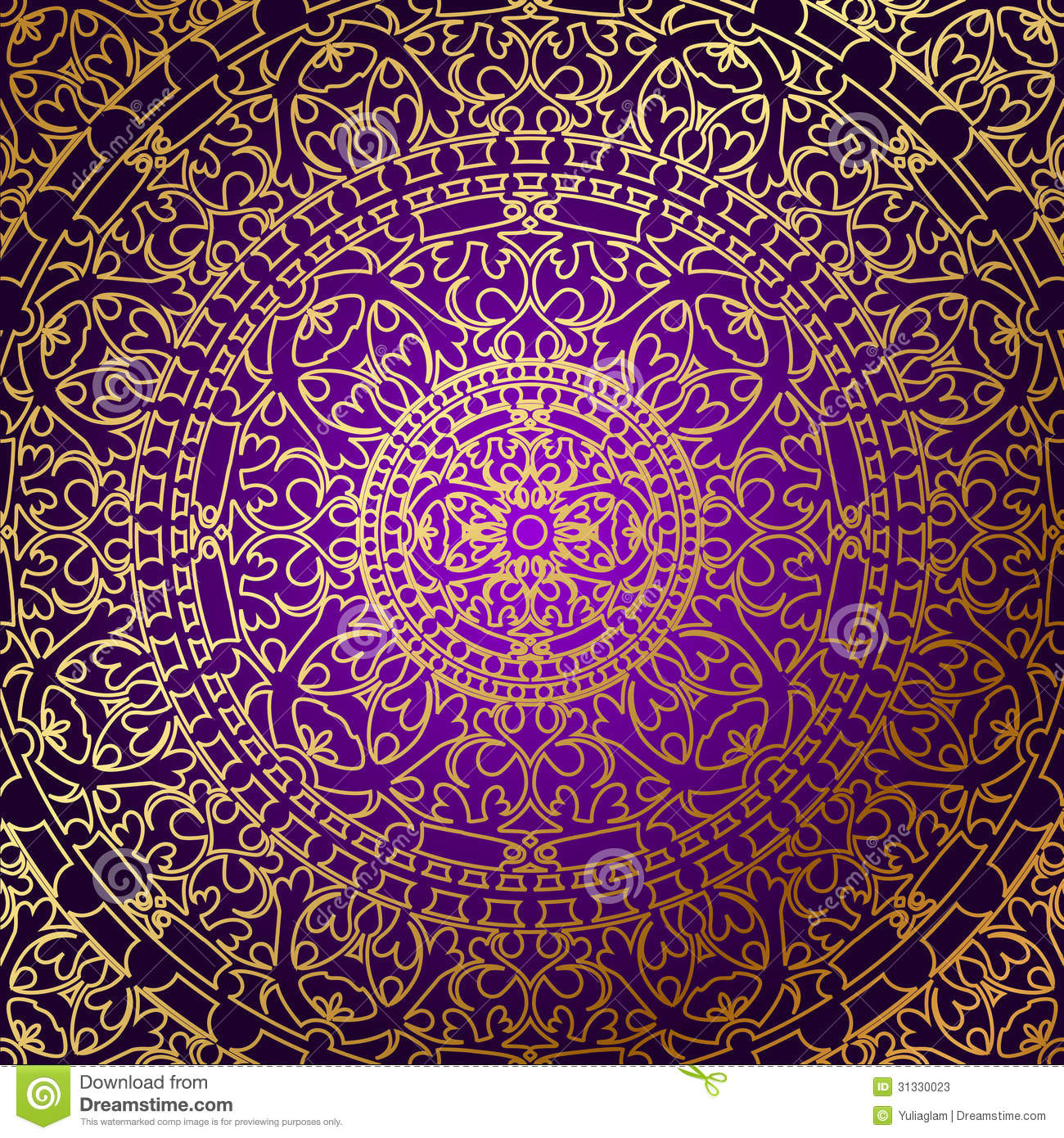 Purple And Gold Wallpaper Oriental Background