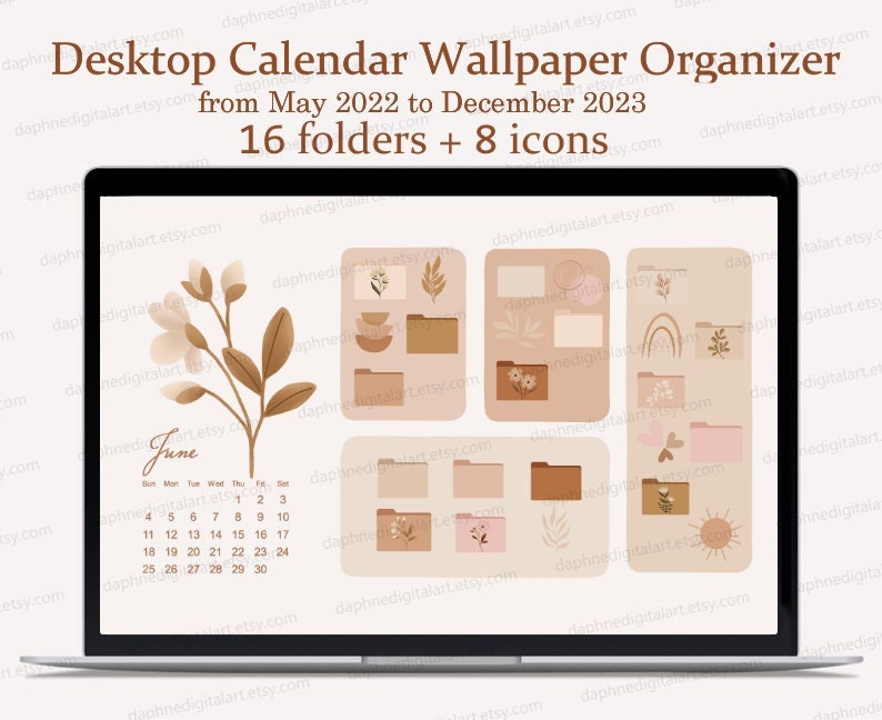 Desktop Wallpaper Organizer With Calendar Mac