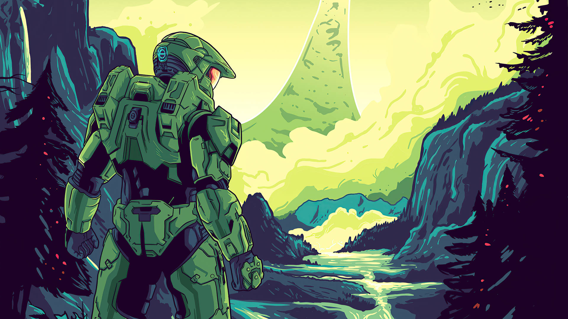 4k Halo Wallpaper