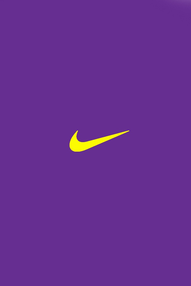 purple nike logo