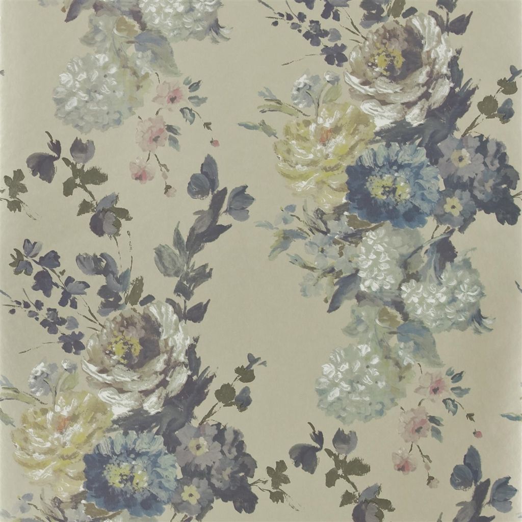 Seraphina Wallpaper In Silver From The Edit Vol Collection By