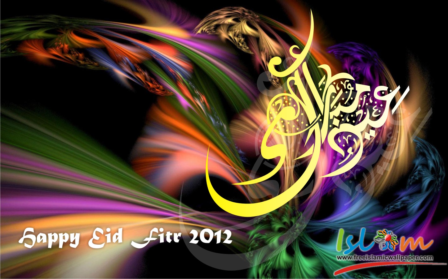 Eid Ul Fitr Greetings Happy Mubarak HD Desktop