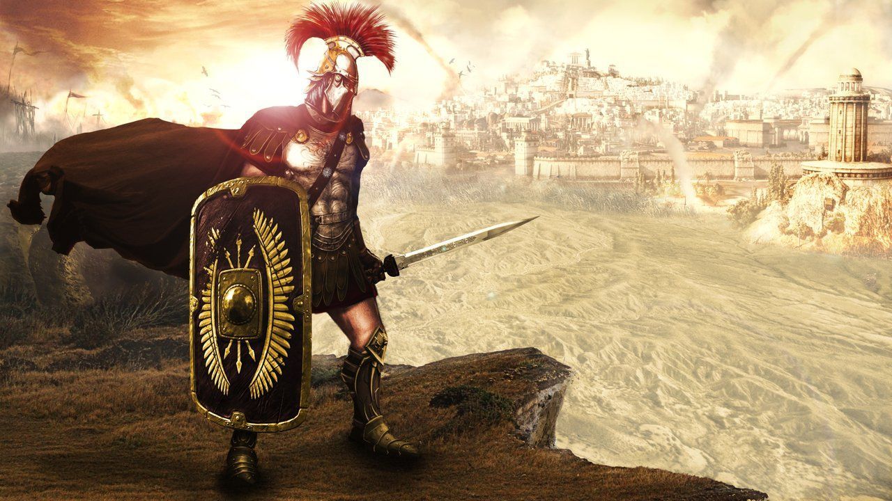 Roman Warrior Wallpaper Top Background