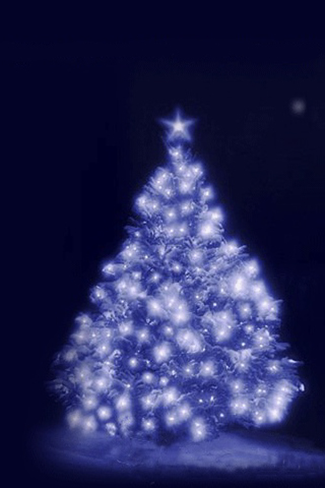 Christmas Tree iPhone Wallpaper HD