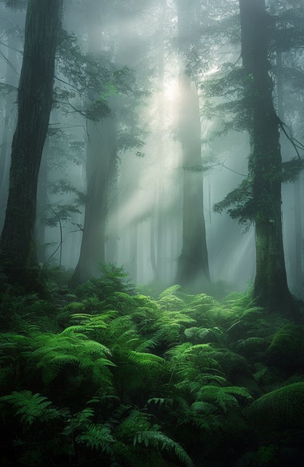 Foggy Forest Wallpaper