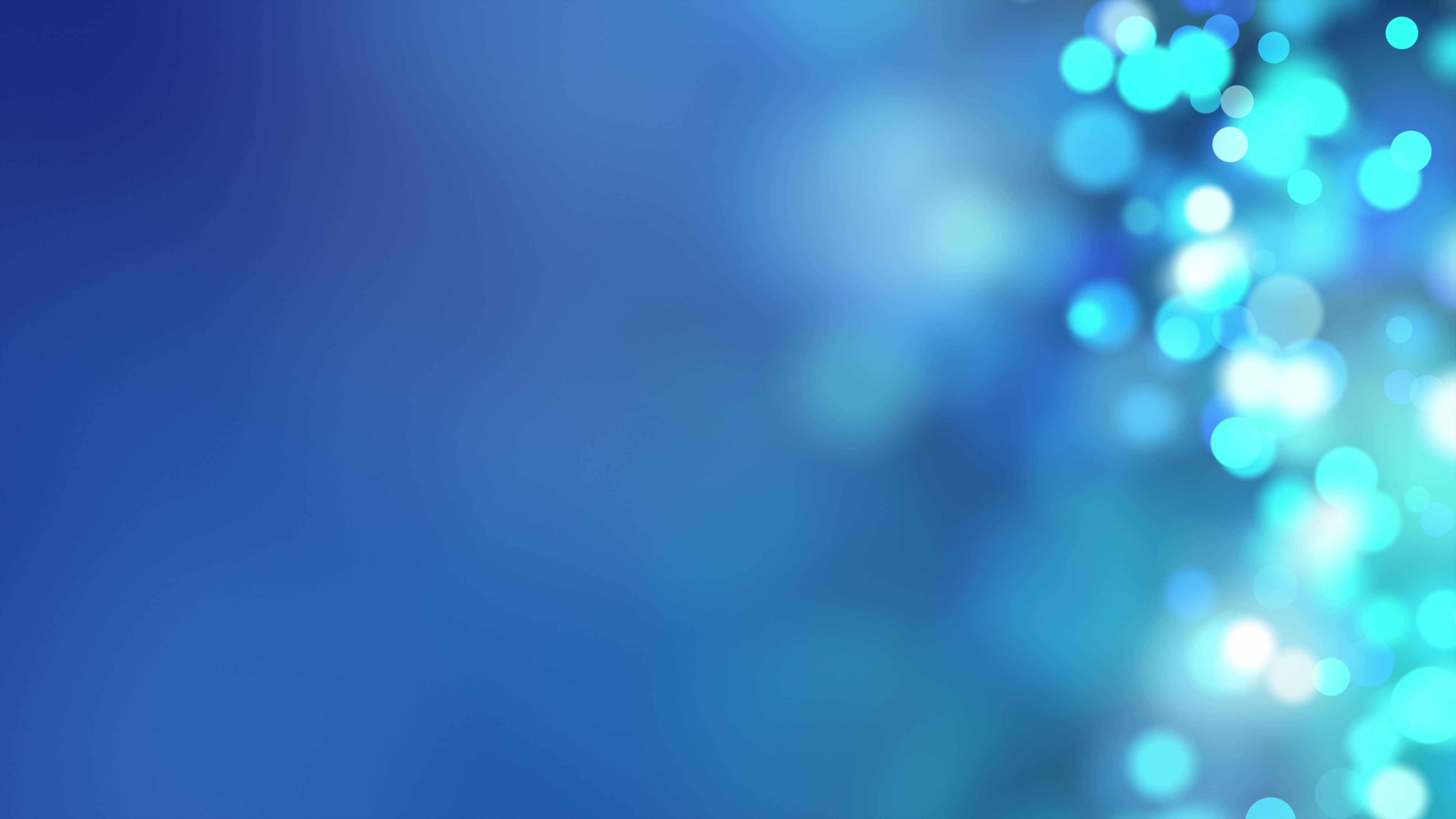 Loopable Abstract Background Blue Bokeh Circles 4K Stock Video
