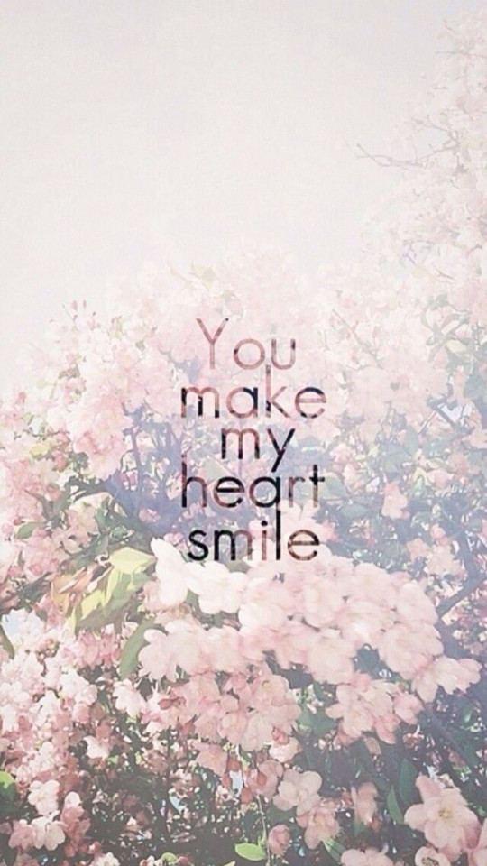 You Make My Heart Smile Wallpaper iPhone