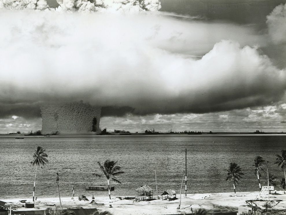 Atomic Bomb Test Photo Bikini Atoll Wallpaper   National Geographic