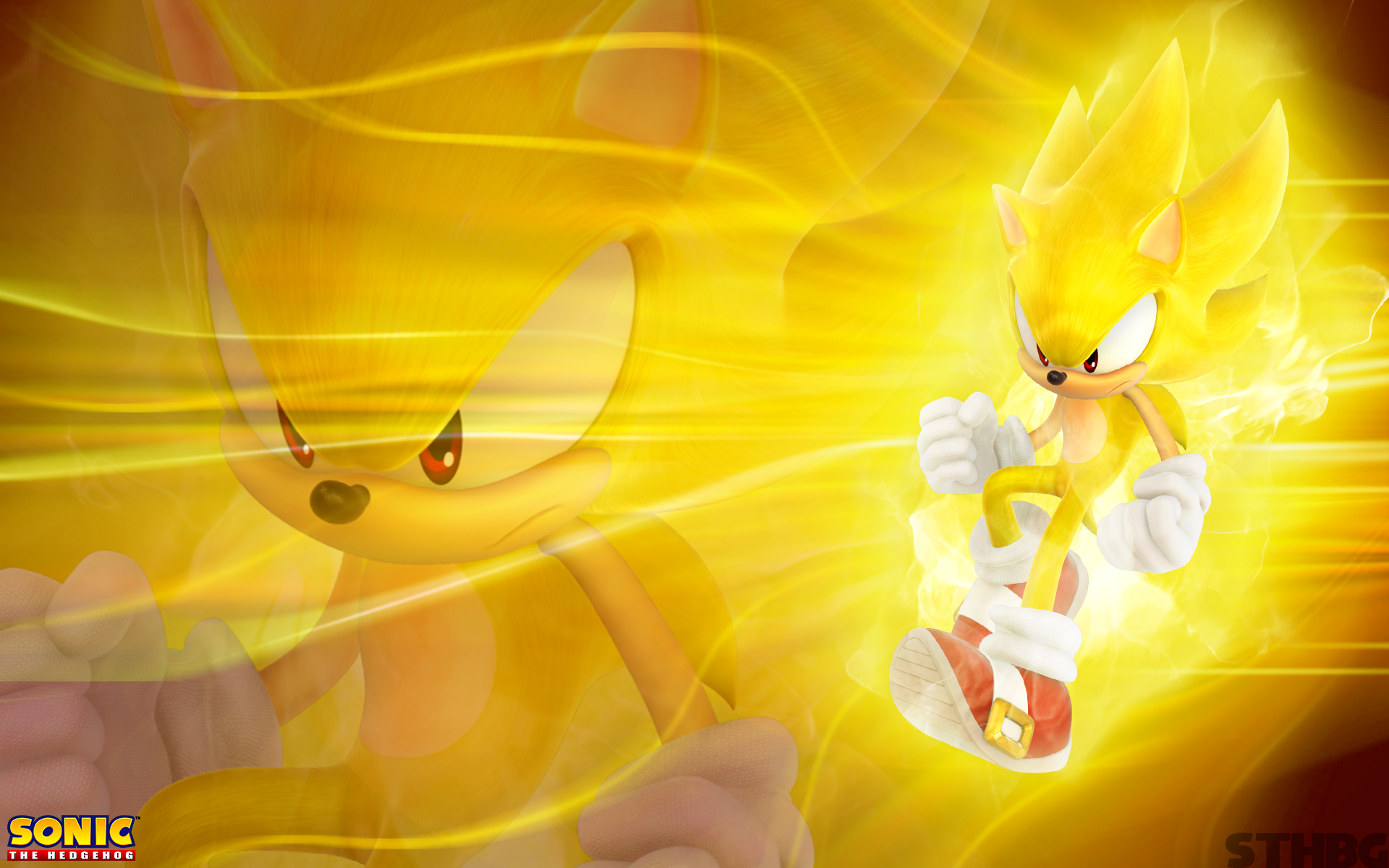 Go Back Image For Super Sonic And Shadow Wallpaper