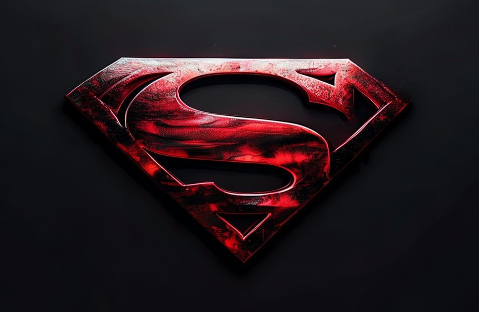Black Superman Logo Wallpaper