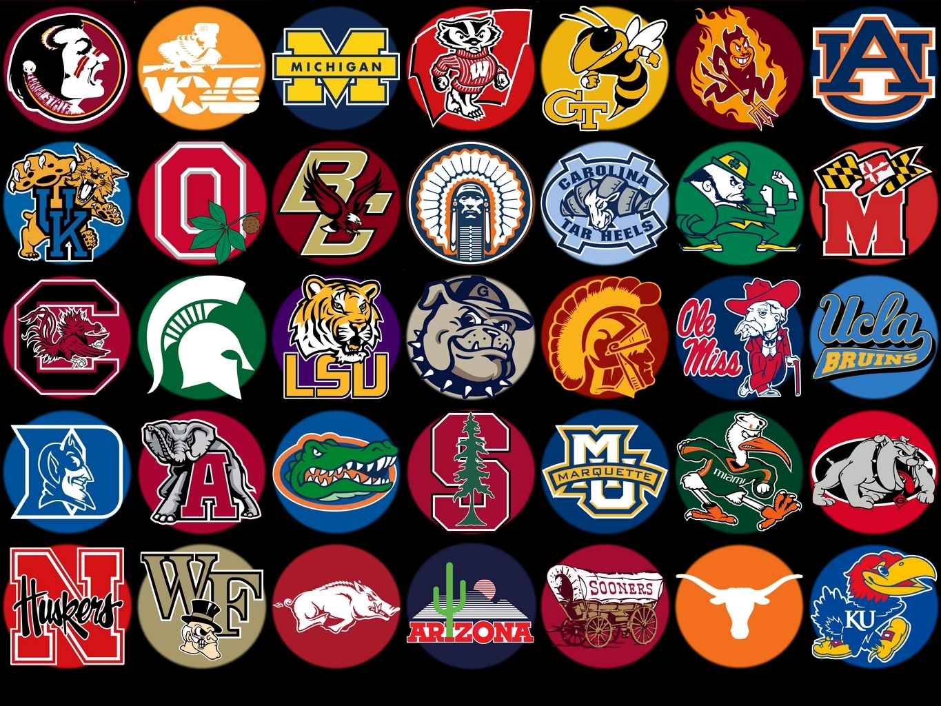  50 College Team Wallpapers WallpaperSafari