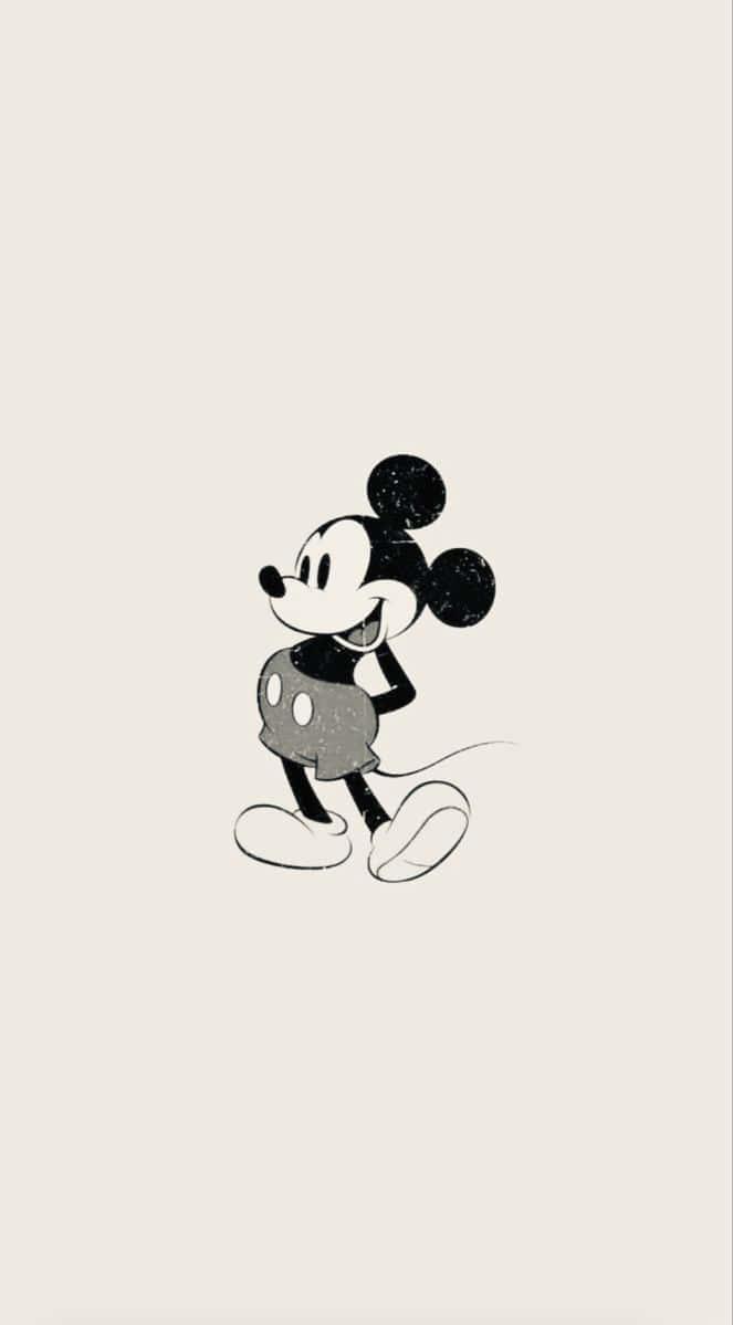 Disney S Iconic Mickey Mouse Standing Out On A Sleek