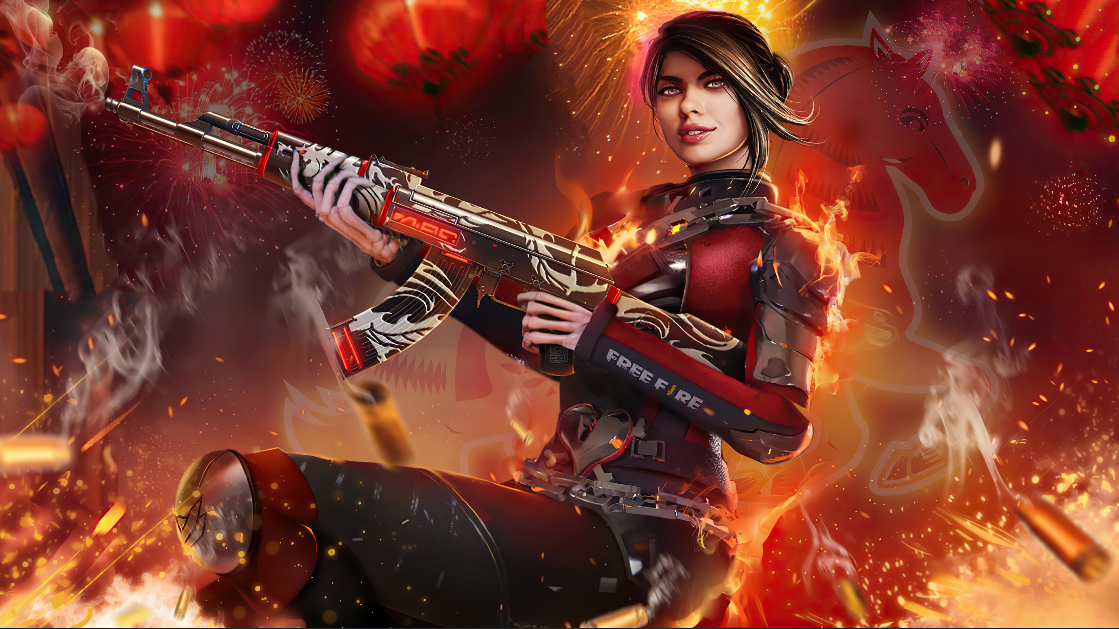 Garena Fire 4k Game HD Wallpaper Image