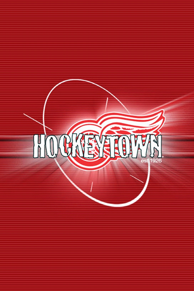 Red Wings iPhone Ipod Touch Android Wallpaper Background