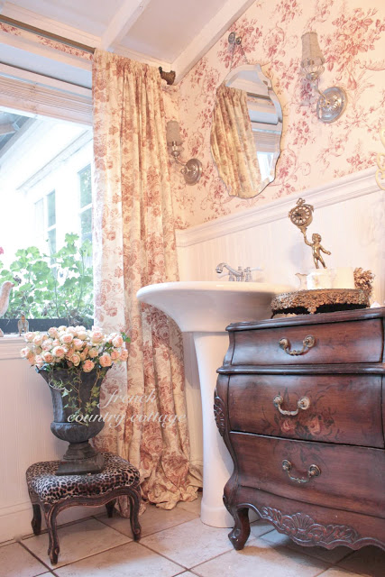 French Country Cottage Bath