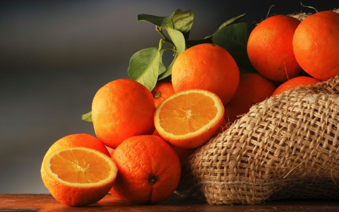 Fruit Oranges Wallpaper