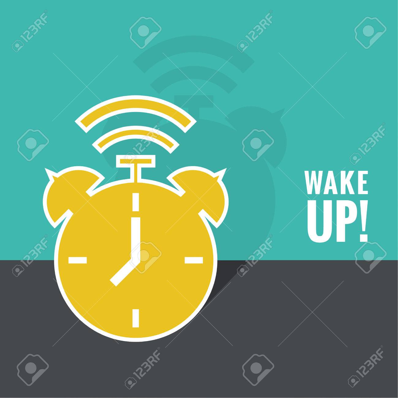 Background With Alarm Clock The Concept Of Early Awakening