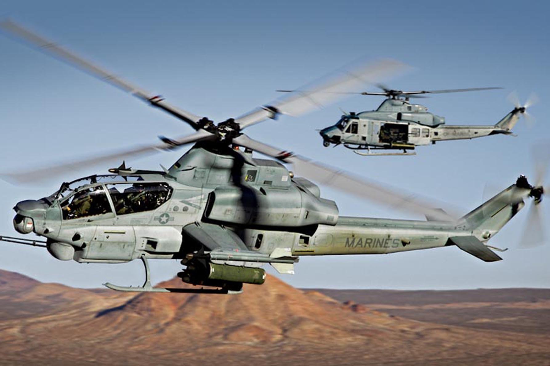 Super Cobra Attack Helicopter Military Weapon Aircraft Wallpaper