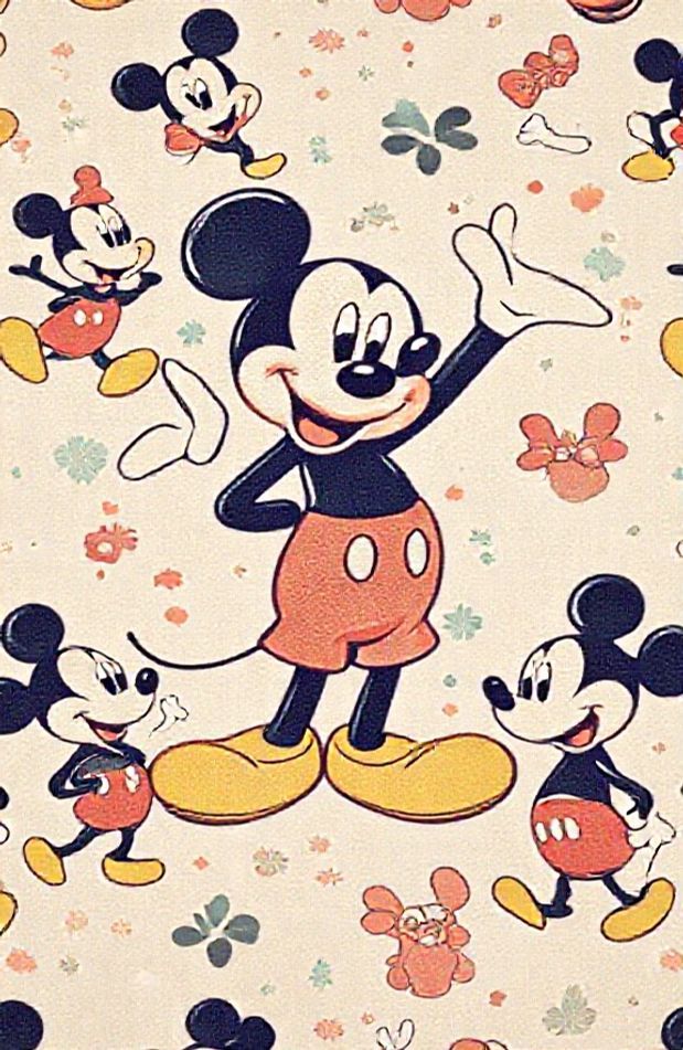 Vintage Mickey Mouse Wallpaper