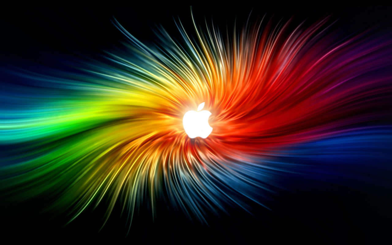 Apple Colorful Wallpaper 1280x800