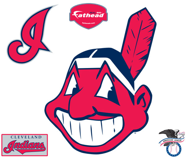 Cleveland Indians Logo Fathead Mlb Wall Graphic