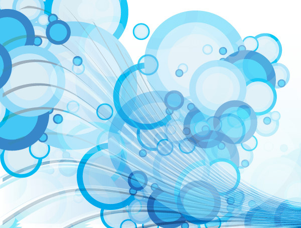 Blue Bubble Vector Background 123vectors
