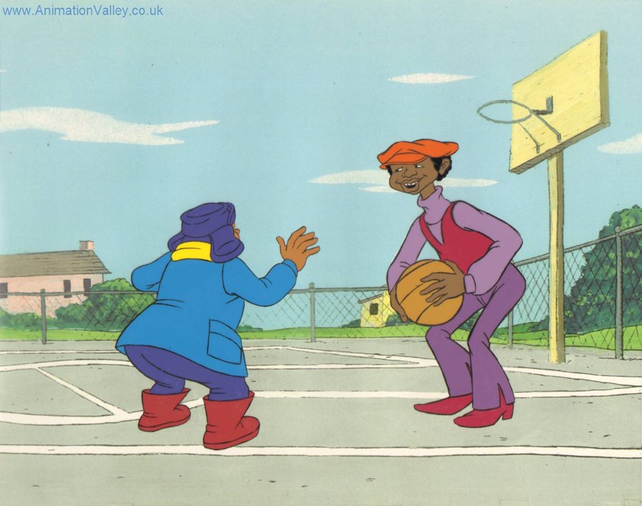 Fat Albert Production Cel By Animationvalley