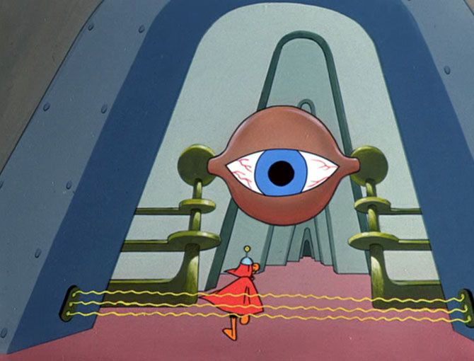 Background Painting The Duck Dodgers Short Maurice Noble Chuck