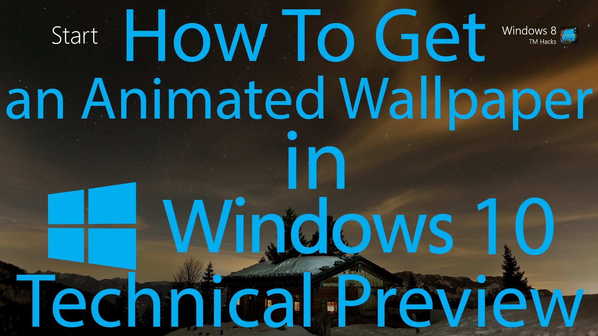 Have An Animated Wallpaper In Windows Technical Pre