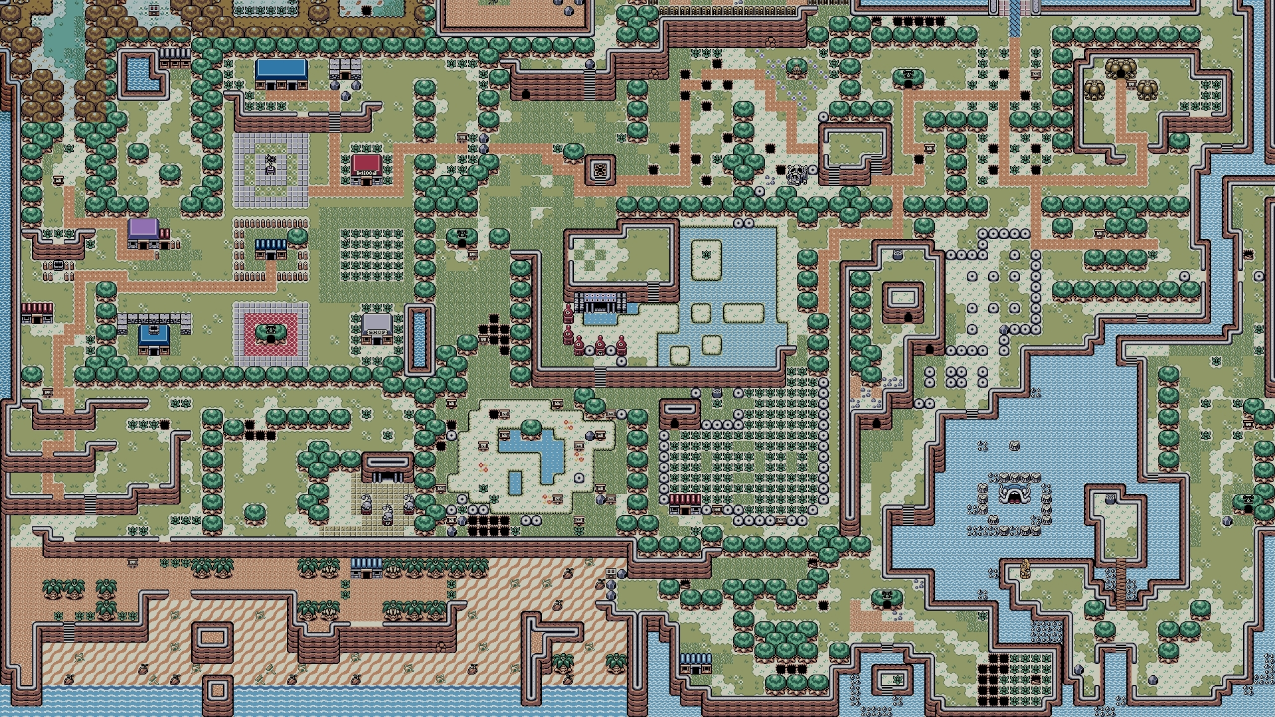 The Legend Of Zelda Maps Retro Games Wallpaper HD