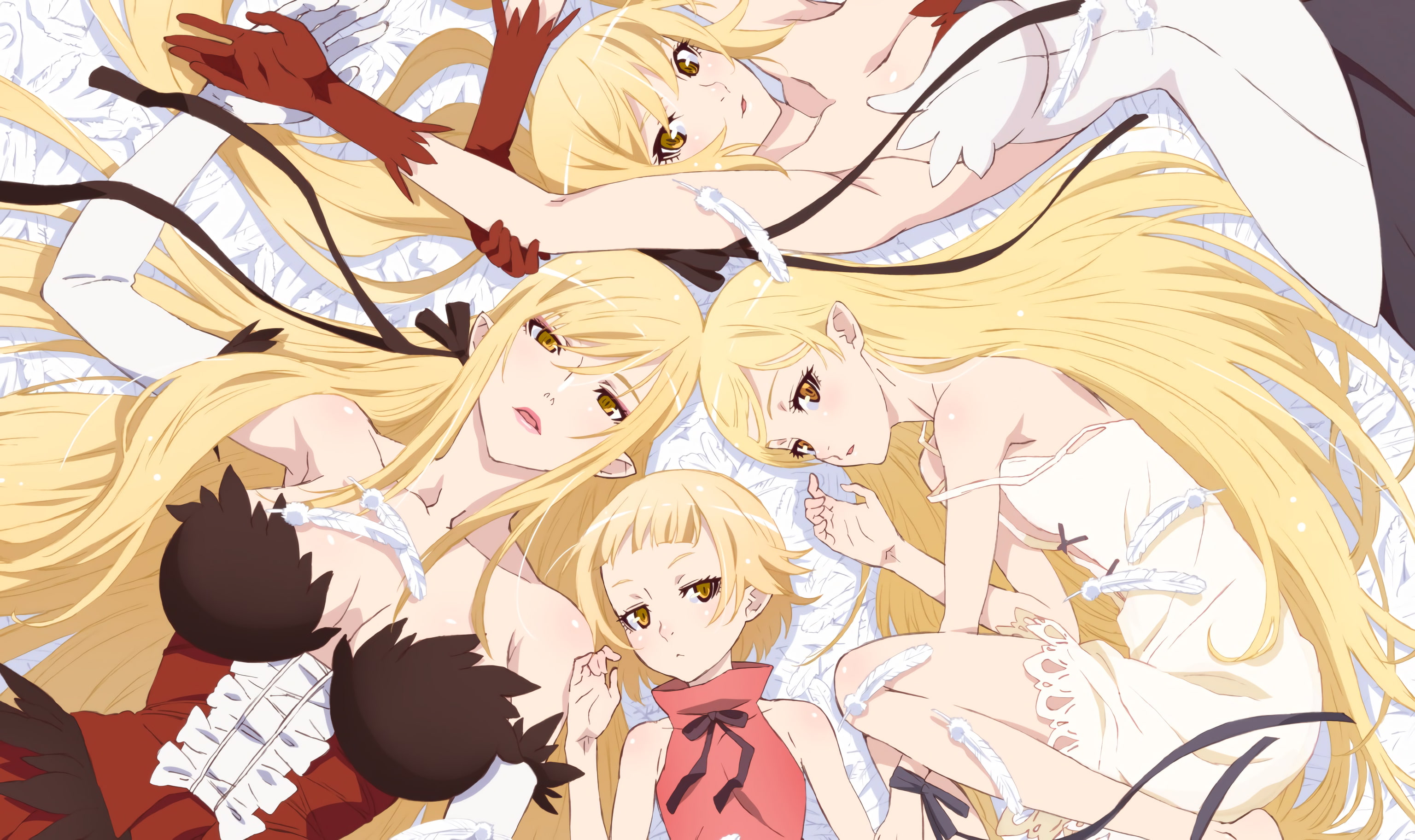 HD Wallpaper Monogatari Series Anime Girls Oshino Ougi