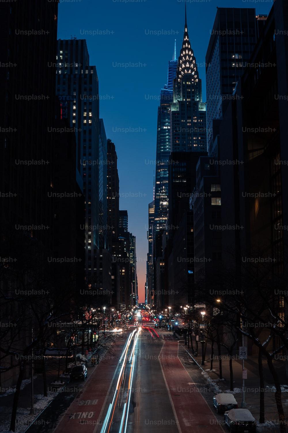 New York Night Pictures Image