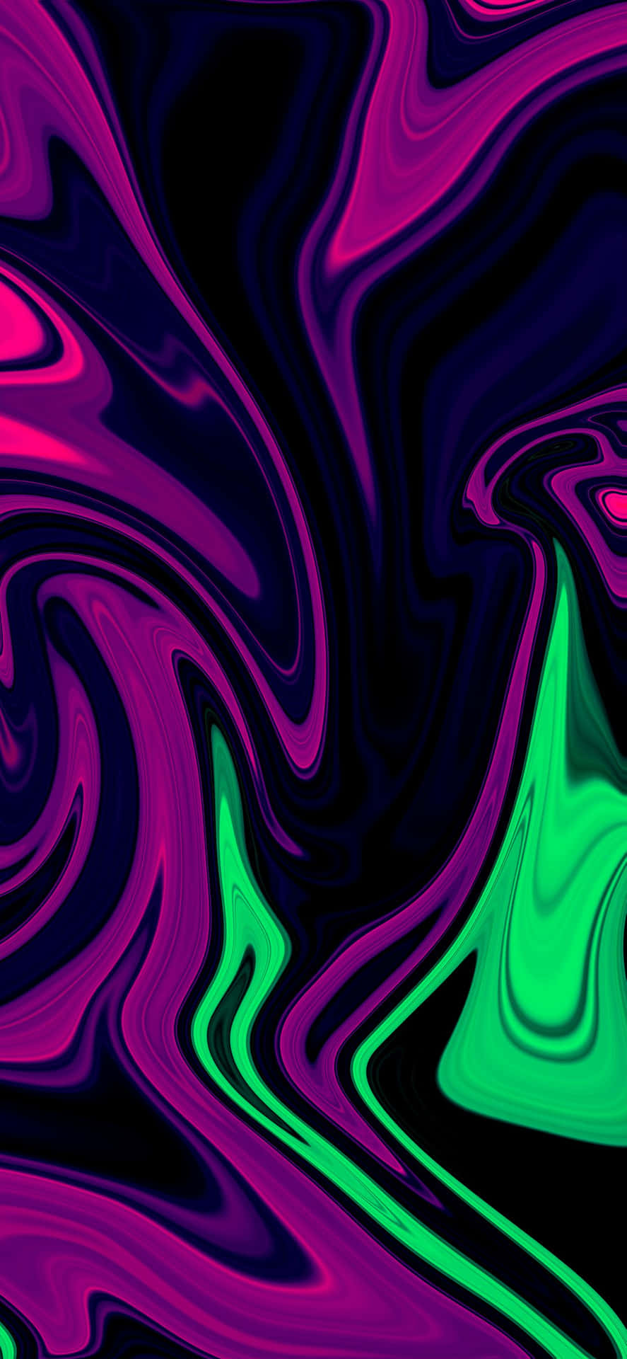 Wallpaper Purple And Green