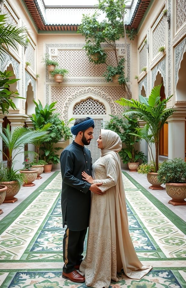 Islamic Couple Wallpaper Models