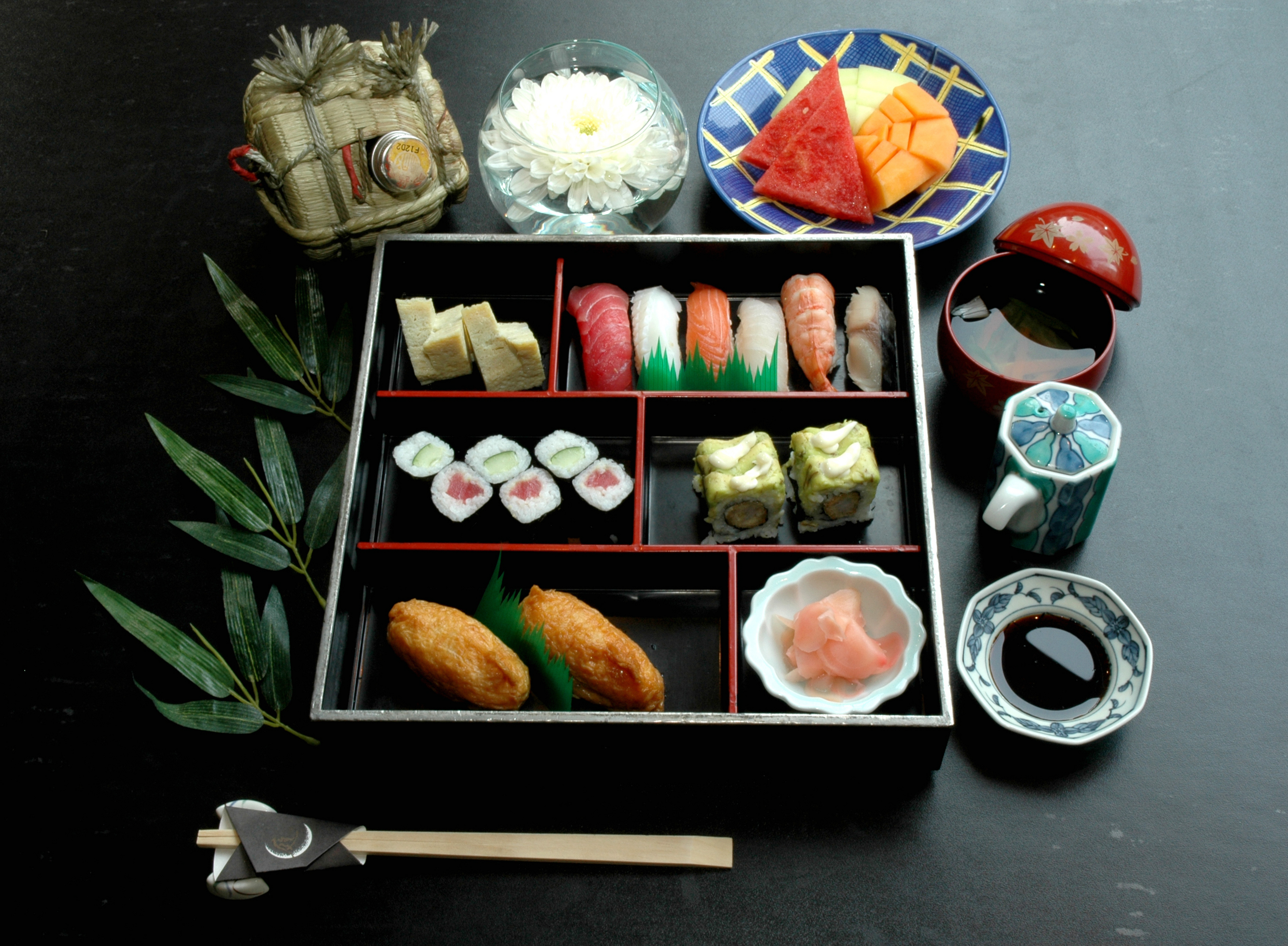 Bento Sushi 5k Retina Ultra HD Wallpaper Background