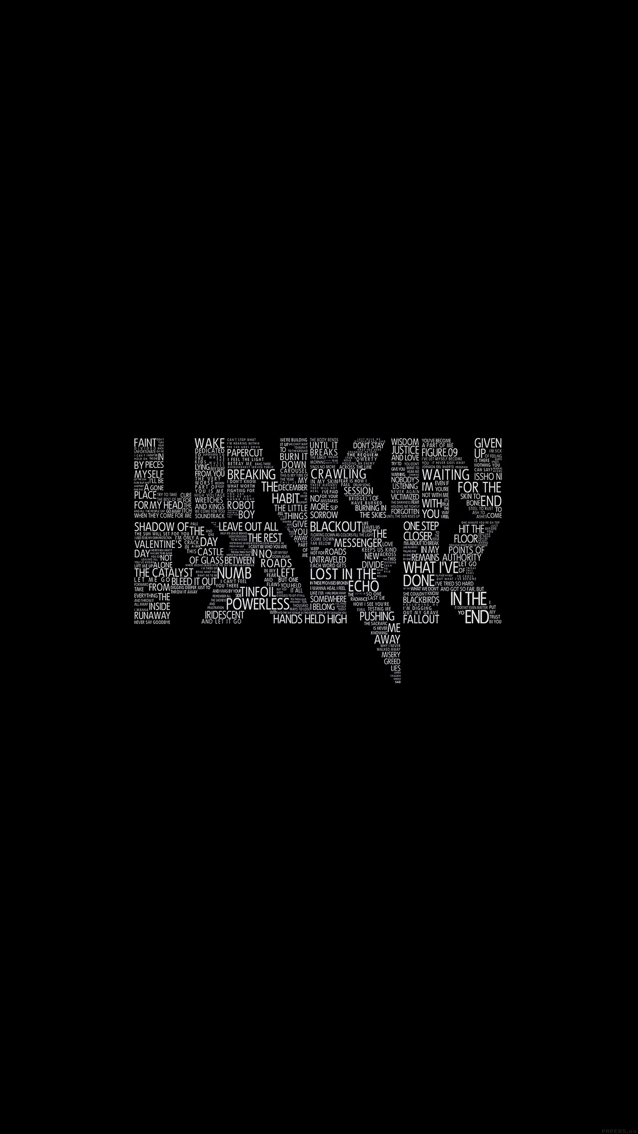 Linkin Park Dark Logo Music Android Wallpaper HD