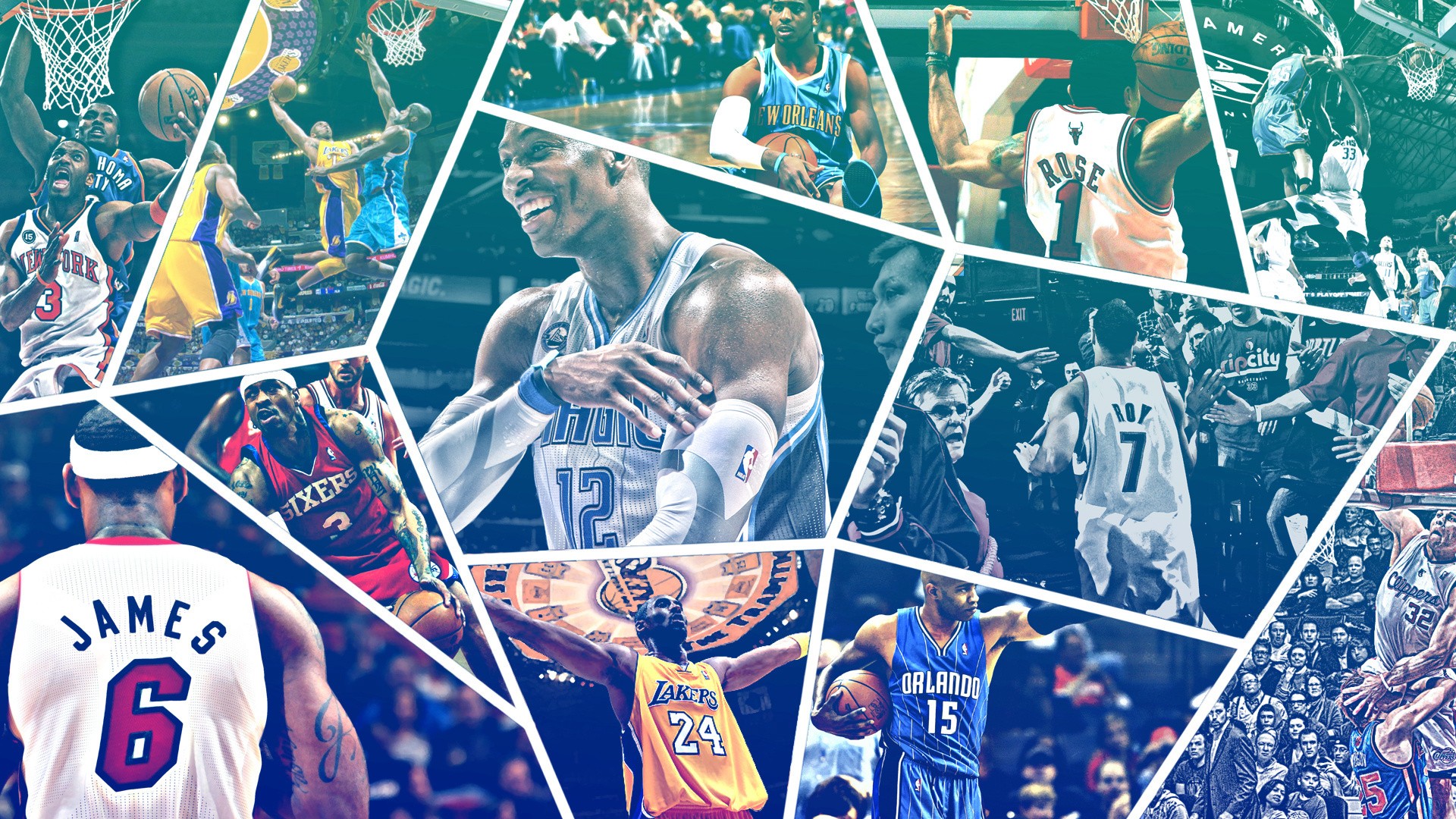 basketball wallpapers collage   HD Desktop Wallpapers