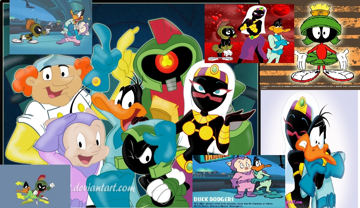 Duck Dodgers Collage Wallpaper Photo