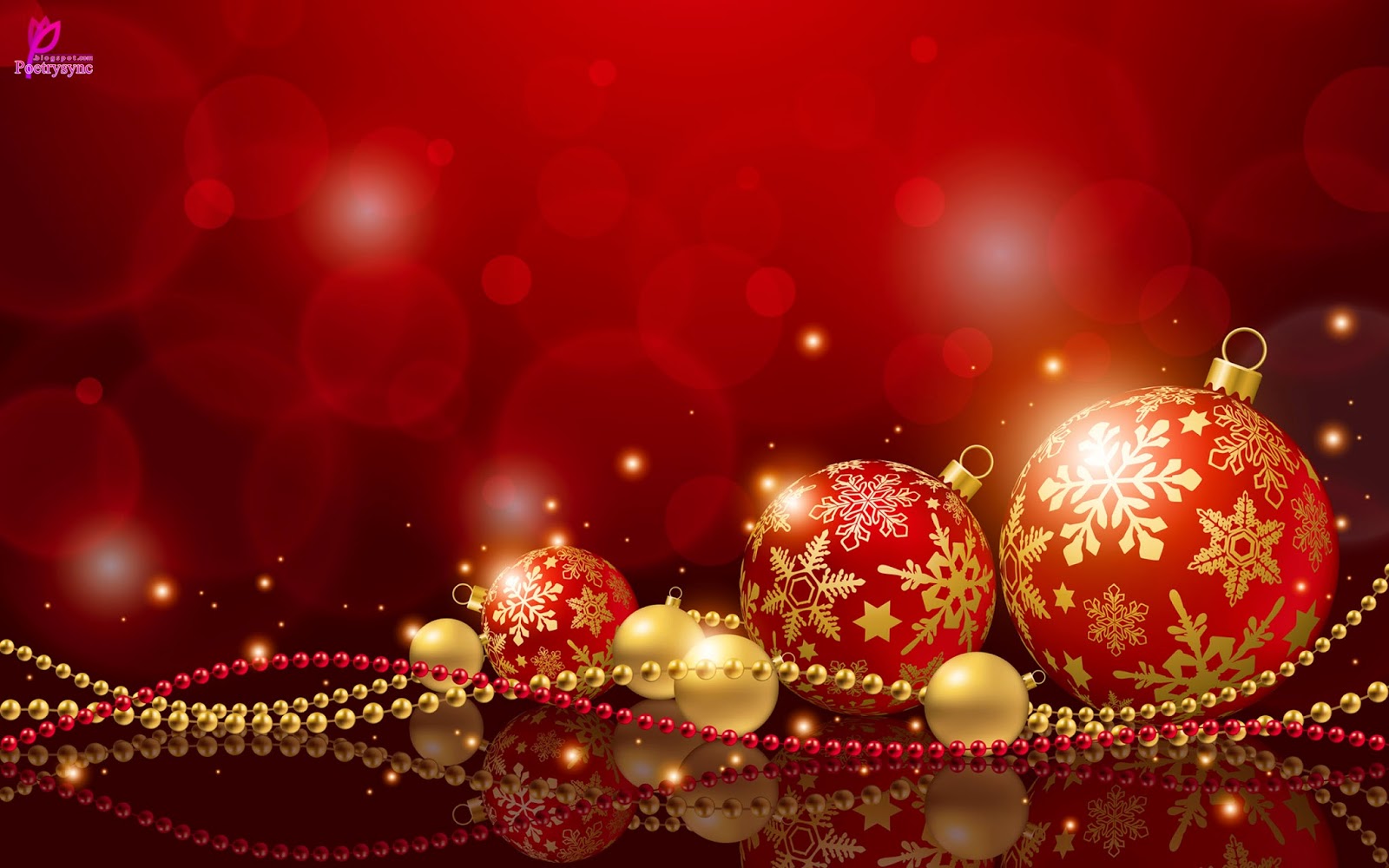Happy New Year Beautiful Christmas HD Wallpaper