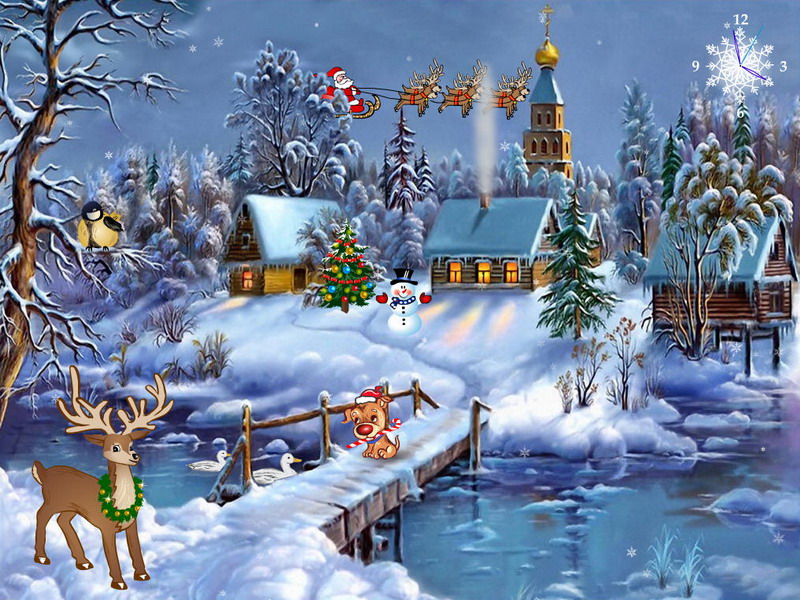 Free Christmas Screensaver   Christmas Symphony   FullScreensaverscom 800x600