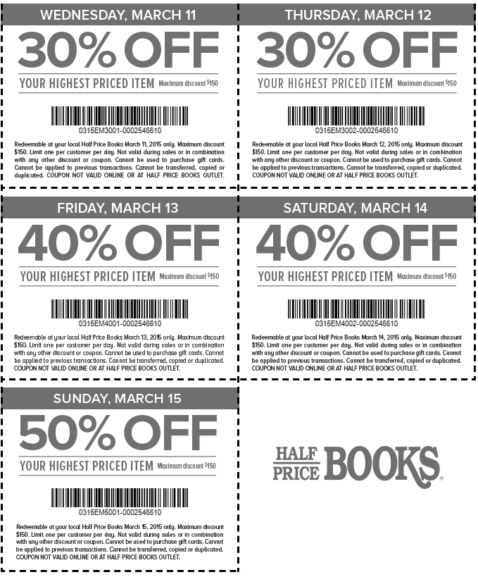 Back To Half Price Books Coupons HD Wallpaper