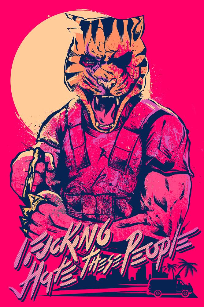 Hotline Miami The Wrong Number Art Numbers